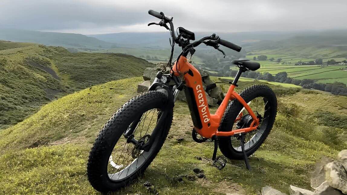 Fat bike électrique Crasybird Jumper orange